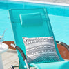 Prévente SoBuy OGS28-HB Chaise Longue Transat de Jardin Bascule avec Appui-tête Réglable et Pochette latérale