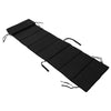 SoBuy OGS28-P02 Coussin Forme Ergonomique, Surmatelas Rembourré avec Appui-tête pour Chaise Longue Noir