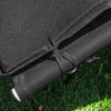 SoBuy OGS28-P02 Coussin Forme Ergonomique, Surmatelas Rembourré avec Appui-tête pour Chaise Longue Noir