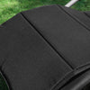 SoBuy OGS28-P02 Coussin Forme Ergonomique, Surmatelas Rembourré avec Appui-tête pour Chaise Longue Noir