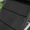 SoBuy OGS28-P02 Coussin Forme Ergonomique, Surmatelas Rembourré avec Appui-tête pour Chaise Longue Noir