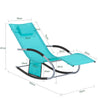 Prévente SoBuy OGS28-HB Chaise Longue Transat de Jardin Bascule avec Appui-tête Réglable et Pochette latérale