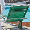 SoBuy OGS28-WD Chaise Longue Transat de Jardin Bascule avec Appui-tête Réglable et Pochette latérale
