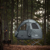 SoBuy OGS32-II-HG Tente de Camping extérieure Tente individuelle avec Crochet pour Lampe et Sacs de Rangement pour Chaussures Tentes 3-en-1 pour 1 Personne 193x160x86 cm