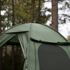 SoBuy OGS32-II-L-GR Tente de Camping extérieure Tentes Double avec Crochet pour Lampe et Sacs de Rangement pour Chaussures Tente 3-en-1 pour 2 Personnes, 193x188x145 cm