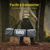 SoBuy OGS32-II-HG Tente de Camping extérieure Tente individuelle avec Crochet pour Lampe et Sacs de Rangement pour Chaussures Tentes 3-en-1 pour 1 Personne 193x160x86 cm
