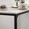 SoBuy OGT03-HG Ensemble Table Haute de Cuisine 87 cm avec 2 tabourets de Bar – Meuble Bar Compact Mange Debout pour Petit Espace, Balcon, Salon ou Cuisine – Style Industriel Bois et métal