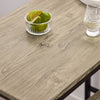 SoBuy OGT03-N Ensemble Table Haute de Cuisine 87 cm avec 2 tabourets de Bar – Meuble Bar Compact Mange Debout pour Petit Espace, Balcon, Salon ou Cuisine – Style Industriel Bois et métal