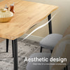 SoBuy OGT52-N Ensemble de Table à Manger 5 Pièces avec Chaises Confortables, Ensemble Table et Chaises 4, Table de Cuisine Compacte pour Petits Espaces, Idéale pour Salle à Manger, Cuisine, Salon