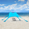 SoBuy OZT01-HB Abri de Plage Lycra Polyester UPF30, Tente de Plage Portable, Parasol de Plage, Ombre Tente, Auvent de Plage avec Sac de Transport