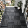 Sobuy SDA14-HG Dalles Terrasse Exterieur 15 Pièces Dalles Clipsables Extérieures Revêtement de Sol pour Balcon et Jardin Gris 30.5x30.5x2 cm