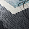 Sobuy SDA14-HG Dalles Terrasse Exterieur 15 Pièces Dalles Clipsables Extérieures Revêtement de Sol pour Balcon et Jardin Gris 30.5x30.5x2 cm