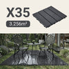 Prévente SoBuy SDA15-HG Dalles Terrasse Extérieur Clipsables 35 Pièces – Revêtement Sol Balcon et Jardin, Antidérapant, Gris, 30,5x30,5 cm