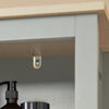 SoBuy BZR68-HG Meuble Colonne de Salle de Bain, Armoire Haute, Placard de Rangement, Étagère de Rangement, Colonne de Rangement pour Salon, Salle de Bain, Chambre - L39cm x P30cm x H169cm, Gris