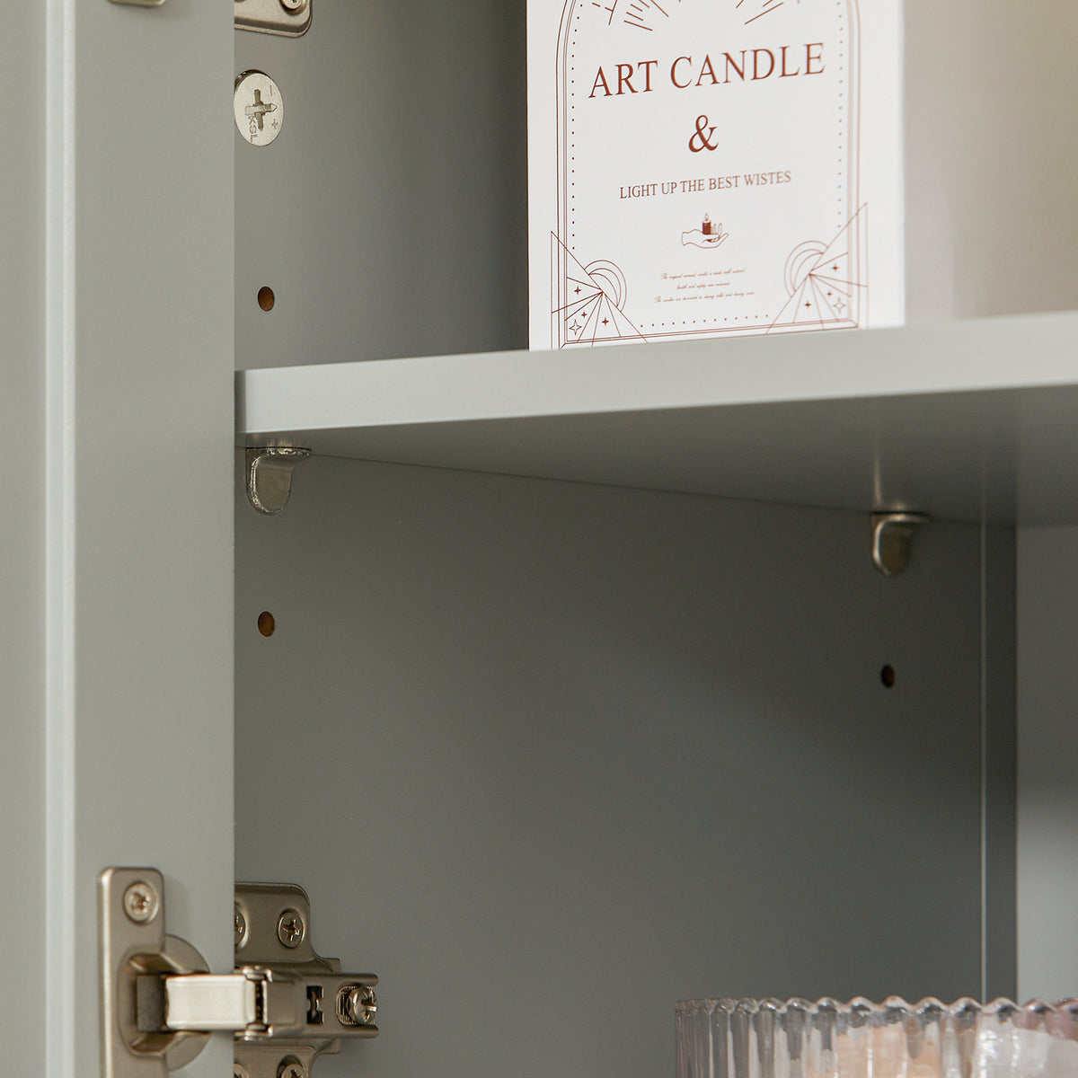 SoBuy BZR69-HG Meuble sous Lavabo, Meuble sous Vasque, Meuble de Salle de Bain, Placard de Rangement, Armoire Salle de Bain