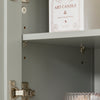 SoBuy BZR69-HG Meuble sous Lavabo, Meuble sous Vasque, Meuble de Salle de Bain, Placard de Rangement, Armoire Salle de Bain