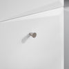 SoBuy BZR93-W Armoire à Linge, Corbeille à Linge, Meuble Bas de Salle de Bain sur Pieds, Armoire Toilette, Meuble de Rangement avec 1 Tiroir et 1 Panier à Linge Amovible, Blanc, 34x30x90cm