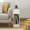 SoBuy FBT111-WN Table de Chevet Table de Nuit Bout de Canapé Table d'Appoint avec Tiroir