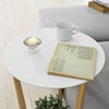 SoBuy FBT52-WN Table Basse Ronde Guéridon Table d'Appoint Table Café, 3 pieds