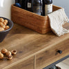 SoBuy FKW112-PF Desserte de Cuisine à roulettes – Meuble de Cuisine Style Industriel avec Plan de Travail, 2 Tiroirs et 2 Étagères, Petit Meuble de Rangement Compact pour Petits Espaces 100x45x93cm