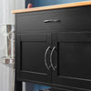 SoBuy FKW45-SCH Desserte Chariot de Cuisine de Service Roulant, Armoire de Rangement cusine sur roulettes