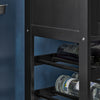 SoBuy FKW45-SCH Desserte Chariot de Cuisine de Service Roulant, Armoire de Rangement cusine sur roulettes