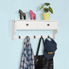 SoBuy FRG178-W Portemanteau Étagère murale