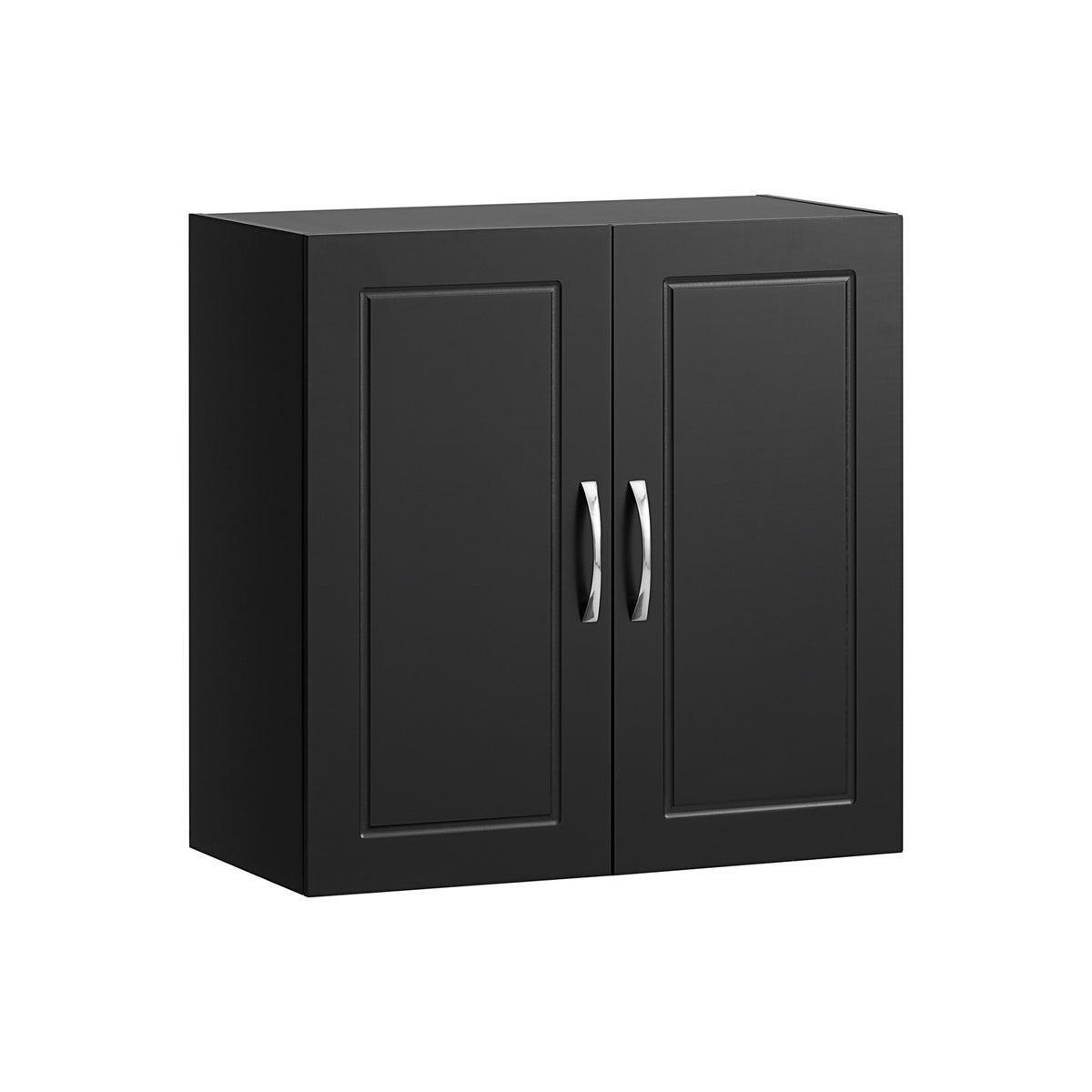 SoBuy FRG231-SCH Meuble Haut Salle de Bain Suspendu Armoire Murale avec Étagère Réglable et Porte Rangement Mural Compact pou