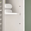 SoBuy FRG236-W Meuble Colonne Salle de Bain Armoire Rangement Haute avec 2 Portes, 1 Tiroir et Niche Ouverte Meuble de Rangement pour Salle de Bain,WC, SDB, Toilette ou Cuisine 32x170x30cm