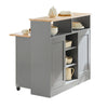 SoBuy FSB36-HG Buffet de Rangement Placard de Cuisine Ilot de Cuisine Armoire de Cuisine Multi-rangements