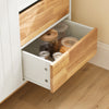 SoBuy FSB75-WN Buffet, Placard, Armoire Multi-Rangement sur Pieds avec 3 Portes et 2 Tiroirs