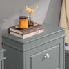 SoBuy FSR78-HG Armoire à Chaussures 2 Abattants, Rangement 8 Paires pour Entrée Couloir – 54x24x83 cm, Gris