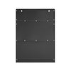 SoBuy FSR87-SCH Armoire à Chaussures 2 Abattants et Compartiment Ouvert pour Entrée Couloir – 80x24x110 cm, Noir