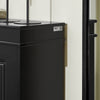 SoBuy FSR94-SCH Armoire à Chaussures 3 Abattants, Rangement 12 Paires pour Entrée Couloir – 53x24x117 cm, Noir