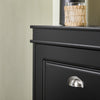 SoBuy FSR94-SCH Armoire à Chaussures 3 Abattants, Rangement 12 Paires pour Entrée Couloir – 53x24x117 cm, Noir