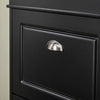 SoBuy FSR94-SCH Armoire à Chaussures 3 Abattants, Rangement 12 Paires pour Entrée Couloir – 53x24x117 cm, Noir