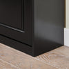 SoBuy FSR94-SCH Armoire à Chaussures 3 Abattants, Rangement 12 Paires pour Entrée Couloir – 53x24x117 cm, Noir