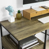 SoBuy FWT61-N Bureau Informatique Table d’étude Plan de Travail avec Tiroir et 4 Étagères