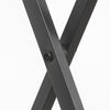 SoBuy FWT88-F Table Pliant pour Petits Espaces, Bureau d'Ordinateur Table d’Etude Bureau Portable à Domicile, Salon, Chambre, Aucun Assemblage Requis Design Industriel
