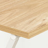 SoBuy FWT88-WN Bureau Pliant pour Petits Espaces, Bureau d'Ordinateur Table d’Etude Bureau Portable à Domicile, Salon, Chambre, Aucun Assemblage Requis Design Industriel