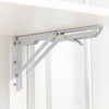 SoBuy FWT88-WN Bureau Pliant pour Petits Espaces, Bureau d'Ordinateur Table d’Etude Bureau Portable à Domicile, Salon, Chambre, Aucun Assemblage Requis Design Industriel