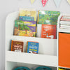 SoBuy KMB37-W Étagère de Rangement pour Livres et Jouets Enfant Bibliothèque avec 2 Paniers