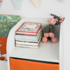 SoBuy KMB37-W Étagère de Rangement pour Livres et Jouets Enfant Bibliothèque avec 2 Paniers