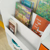 SoBuy KMB37-W Étagère de Rangement pour Livres et Jouets Enfant Bibliothèque avec 2 Paniers