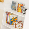SoBuy KMB47-W Bibliothèque Étagère à Livres Étagère de Rangement pour Livres et Jouets Enfant, Porte-revues avec 3 étagères, 60x25x80 cm