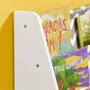 SoBuy KMB50-HG Bibliothèque Étagère à Livres Enfants Porte-revues avec 4 Compartiments Ouverts et 3 Poches