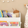 SoBuy KMB54-W Étagère Enfant, Étagère à Jouets, Étagère à Livres, Étagère de Rangement pour Livres et Jouets, Meuble Enfant