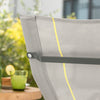 SoBuy OGS47-HG Fauteuil à Bascule Adulte, Chaise Longue, Transat Relaxation Ergonomique avec Pochette Latérale