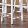 SoBuy OGT22-WN Set de Table + 4 Tabourets Ensemble Table de Bar Bistrot + 4 Tabourets de Bar avec Repose-Pieds