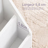 SoBuy KMB32-K-W Bibliothèque Enfant Rangement Jouet Enfant Bibliotheque Livre 4 Niveaux et 1 Compartiment Ouvert Étagère à Livres Meuble de Rangement Chambre d'Eanfant Bureau Salon Blanc 70x30x60 cm
